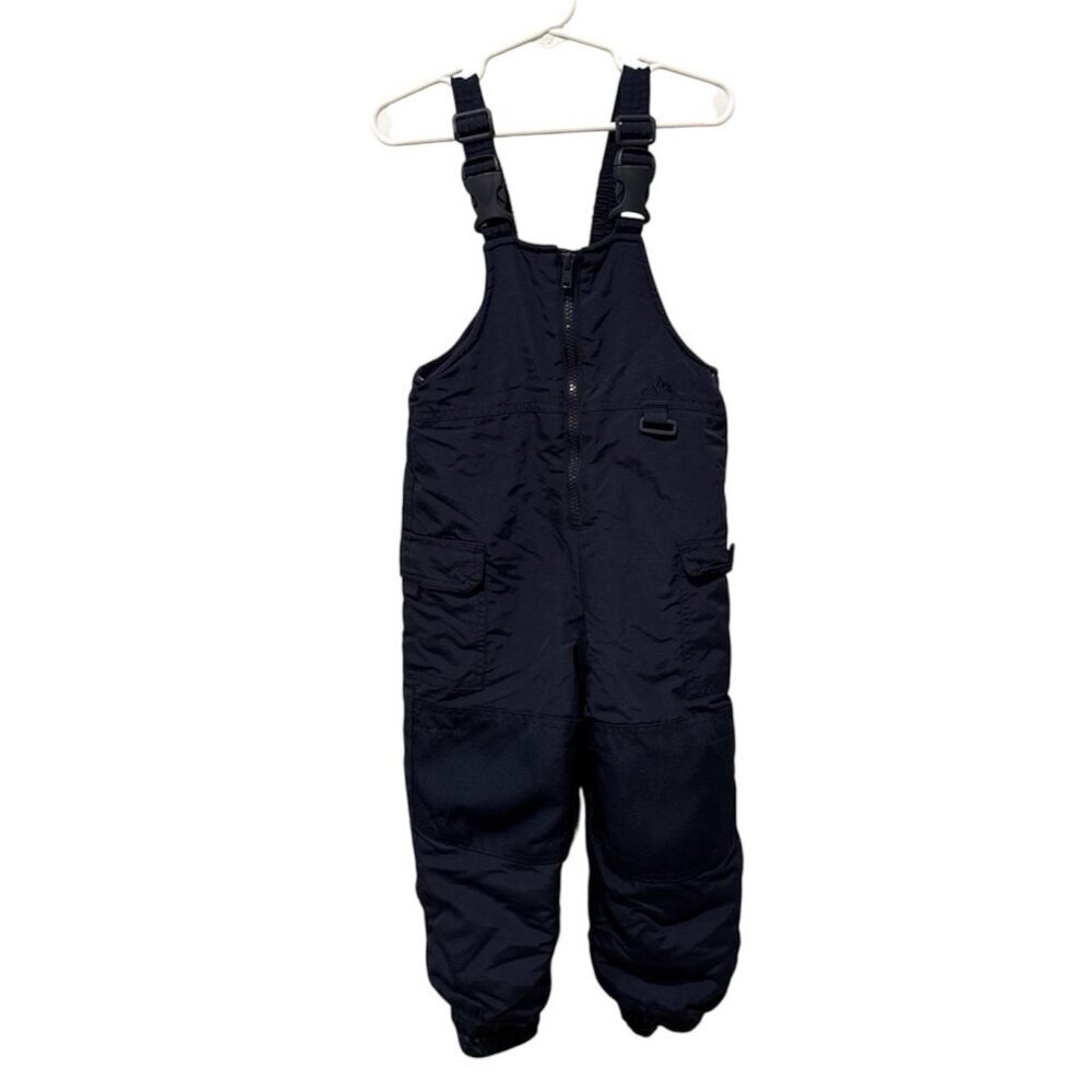 Circo Black Toddler Snowbib Double Knee Size 2T Ski Outdoor Snow Pants